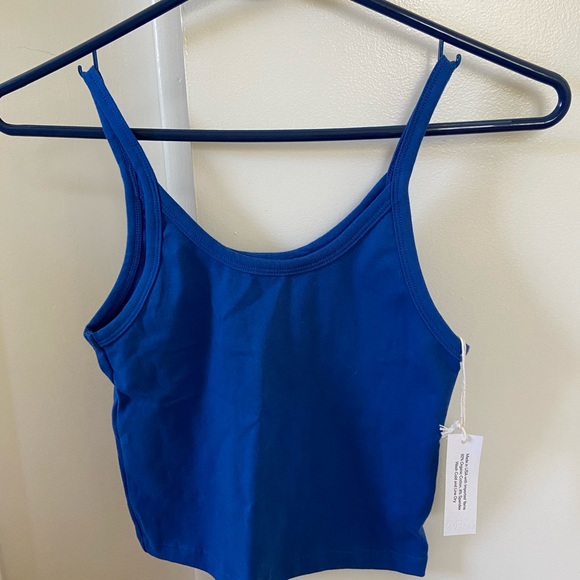 SOLD***** ARQ Crop Tank Top. Size small. Blue and green. - Picture 2 of 4